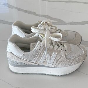 New Balance 574 platform Athletic Shoes